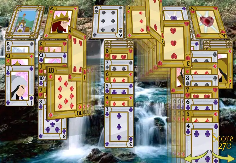 Play Solitaire 3D Classic Klondike+ as an online game Solitaire 3D Classic Klondike+ with UptoPlay