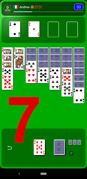 Play Solitaire 4,5,6,7 columns as an online game Solitaire 4,5,6,7 columns with UptoPlay