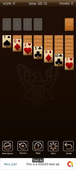 Play Solitaire Basic as an online game Solitaire Basic with UptoPlay