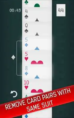 Play Solitaire: Card pairs