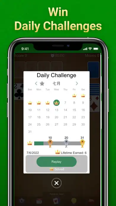 Play Solitaire Classic - 2023 as an online game Solitaire Classic - 2023 with UptoPlay
