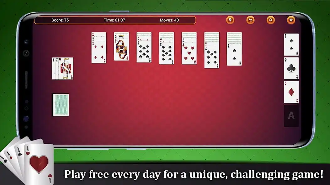 Play Solitaire Classic Cards - solitaire spider fun  and enjoy Solitaire Classic Cards - solitaire spider fun with UptoPlay