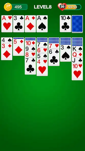 Play Solitaire Deluxe 2022 as an online game Solitaire Deluxe 2022 with UptoPlay