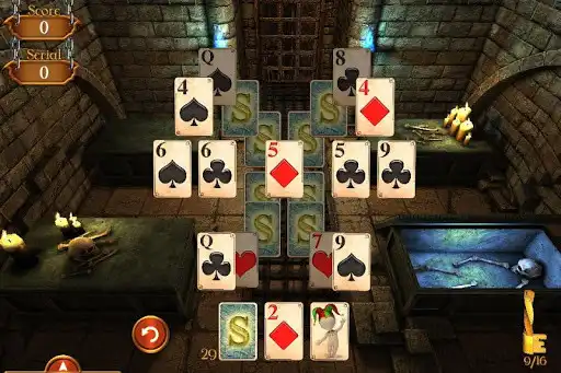 Play Solitaire Dungeon Escape  and enjoy Solitaire Dungeon Escape with UptoPlay
