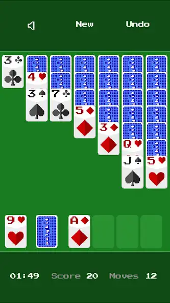 Play Solitaire Easy as an online game Solitaire Easy with UptoPlay
