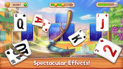 Play Solitaire Farm: Harvest Season as an online game Solitaire Farm: Harvest Season with UptoPlay