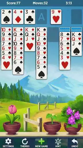 Play Solitaire Flower - Card Games as an online game Solitaire Flower - Card Games with UptoPlay