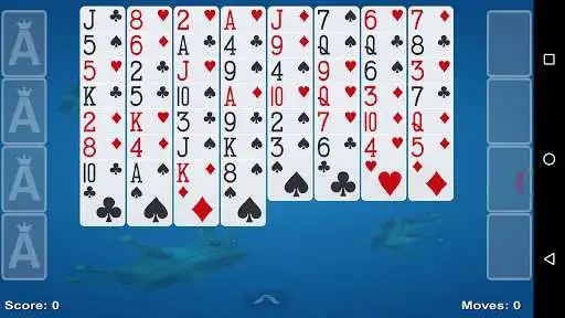 Play Solitaire  - Freecell Classic as an online game Solitaire  - Freecell Classic with UptoPlay