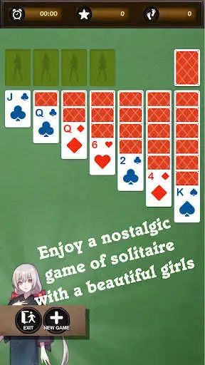 Play Solitaire Girls Card Game  and enjoy Solitaire Girls Card Game with UptoPlay
