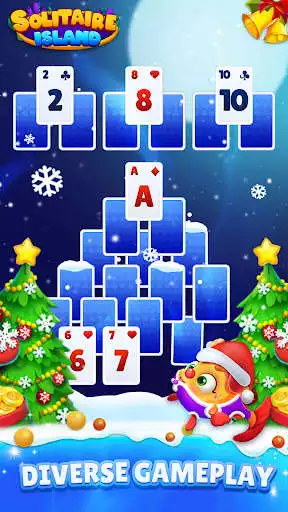 Play Solitaire Island: TriPeaks as an online game Solitaire Island: TriPeaks with UptoPlay