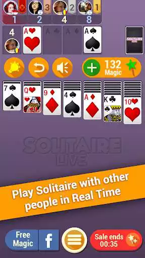 Play Solitaire Live  and enjoy Solitaire Live with UptoPlay