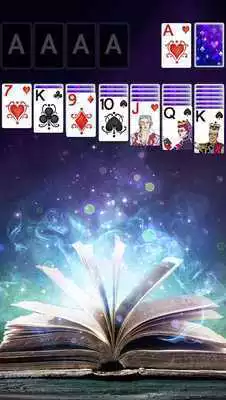 Play Solitaire Magic book Theme