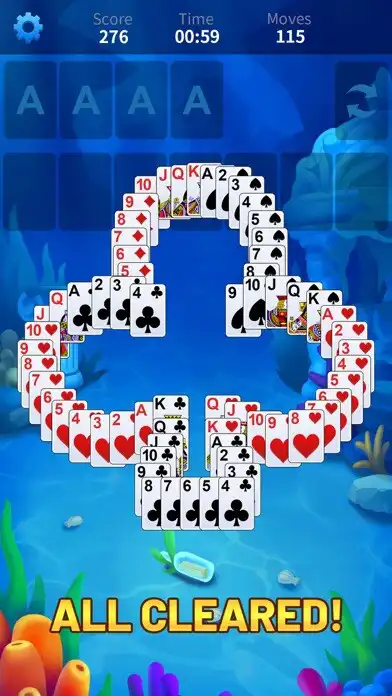 Play Solitaire Master-Fish World as an online game Solitaire Master-Fish World with UptoPlay