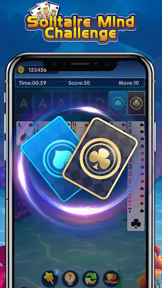Play Solitaire Mind Challenge as an online game Solitaire Mind Challenge with UptoPlay