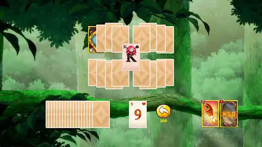Play Solitaire: Mystic Forest as an online game Solitaire: Mystic Forest with UptoPlay