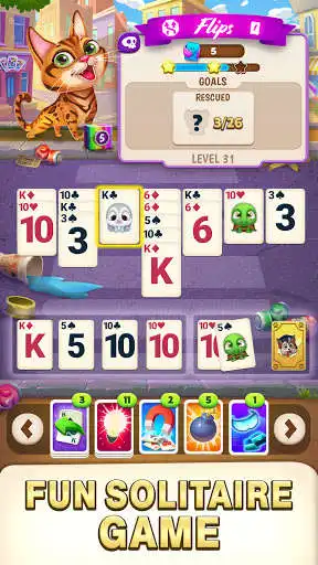 Play Solitaire Pets - Fun Card Game as an online game Solitaire Pets - Fun Card Game with UptoPlay