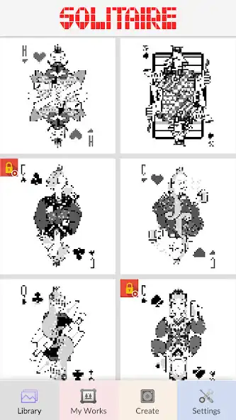 Play Solitaire Pixel Art as an online game Solitaire Pixel Art with UptoPlay