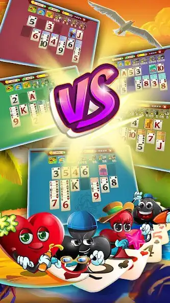 Play Solitaire Showdown as an online game Solitaire Showdown with UptoPlay