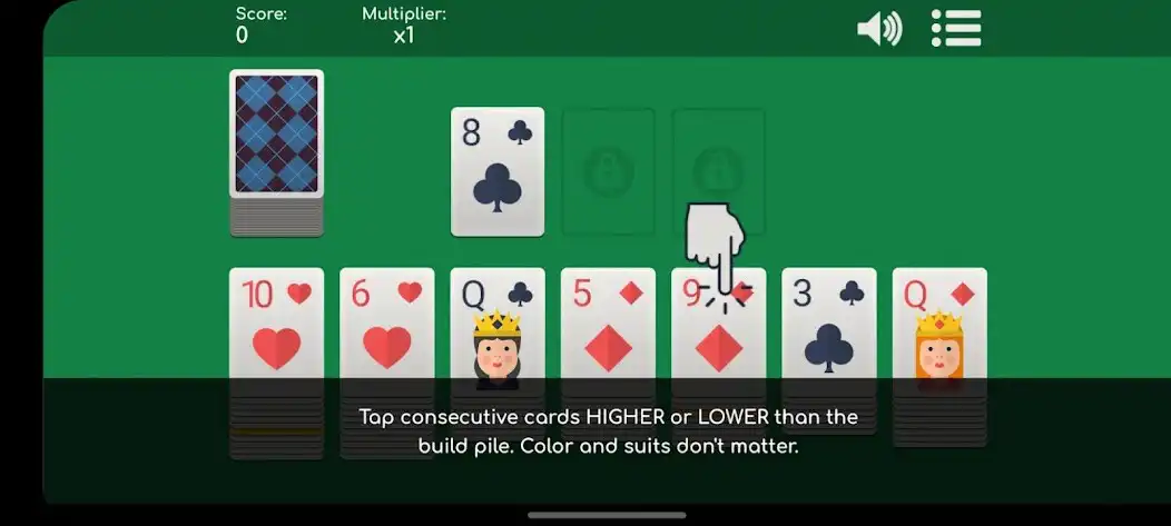 Play Solitaire Swift as an online game Solitaire Swift with UptoPlay