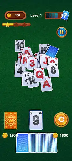 Play Solitaire Tri-Peaks 3D - Classic Card Game Puzzle  and enjoy Solitaire Tri-Peaks 3D - Classic Card Game Puzzle with UptoPlay