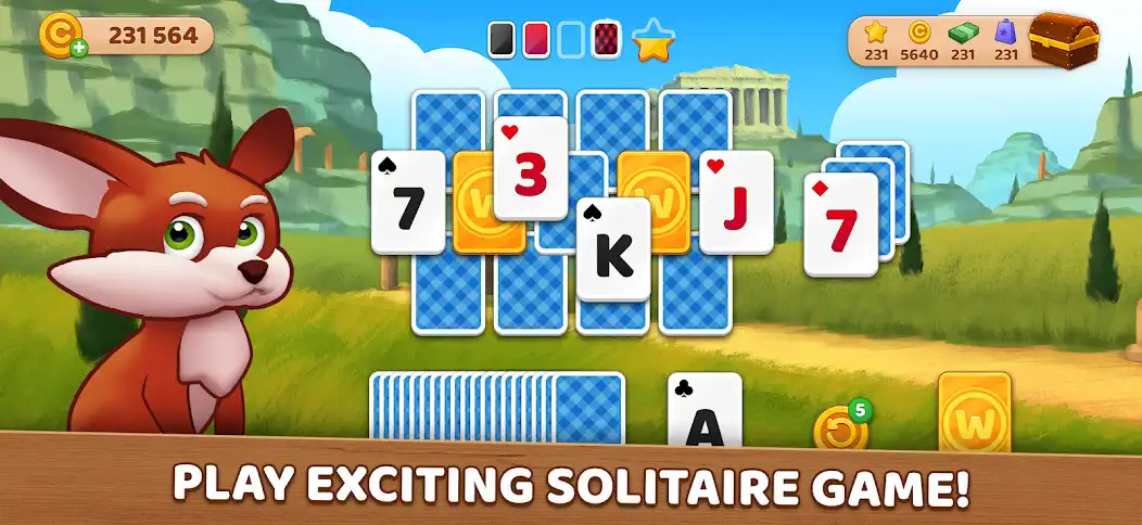 Play Solitaire Tripeaks: Cloud City  and enjoy Solitaire Tripeaks: Cloud City with UptoPlay