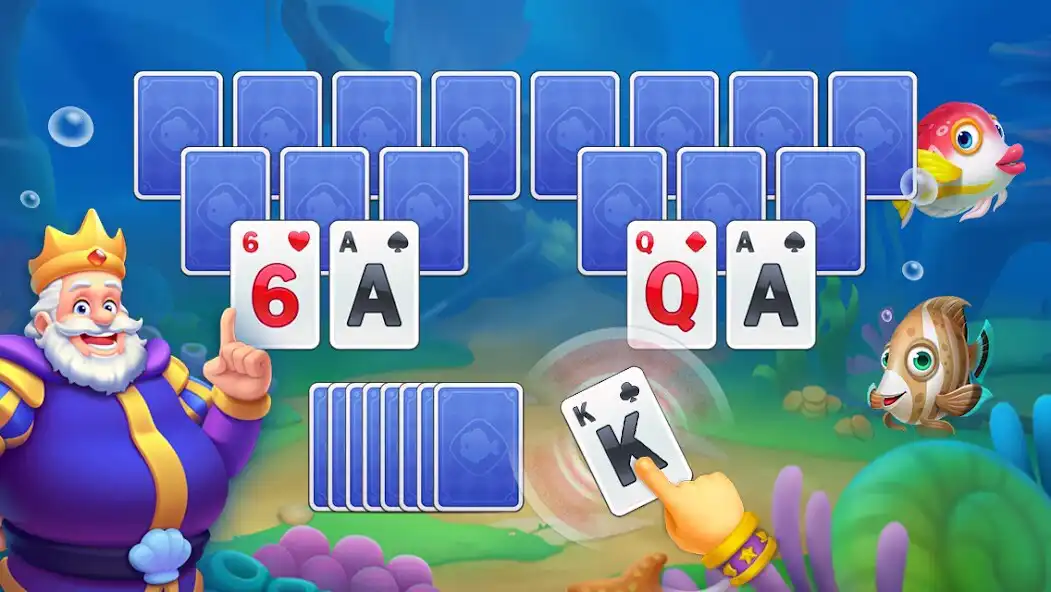 Play Solitaire TriPeaks Fish  and enjoy Solitaire TriPeaks Fish with UptoPlay
