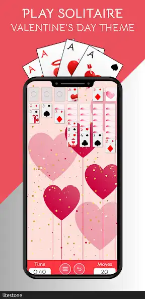 Play Solitaire - Valentines Day  and enjoy Solitaire - Valentines Day with UptoPlay