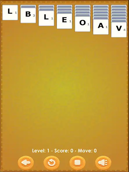 Play Solitaire Words as an online game Solitaire Words with UptoPlay