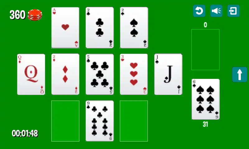 Play Solitario Estrella as an online game Solitario Estrella with UptoPlay