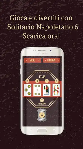 Play Solitario Napoletano 6 as an online game Solitario Napoletano 6 with UptoPlay