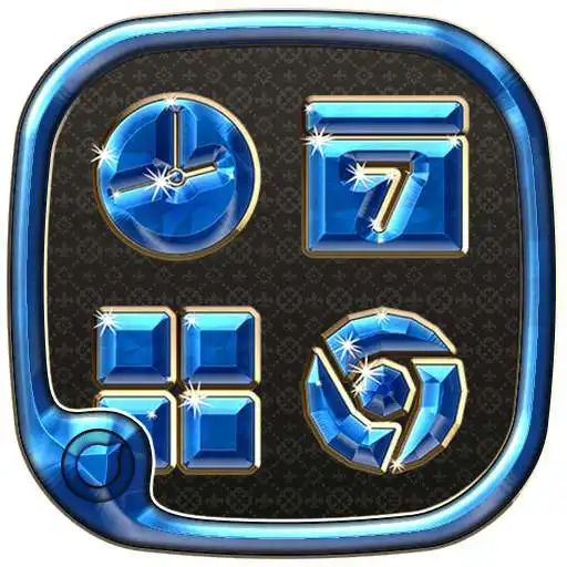 Free play online Solo Launcher Blue Ruby  APK