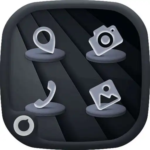 Free play online Solo Launcher Glass Theme  APK