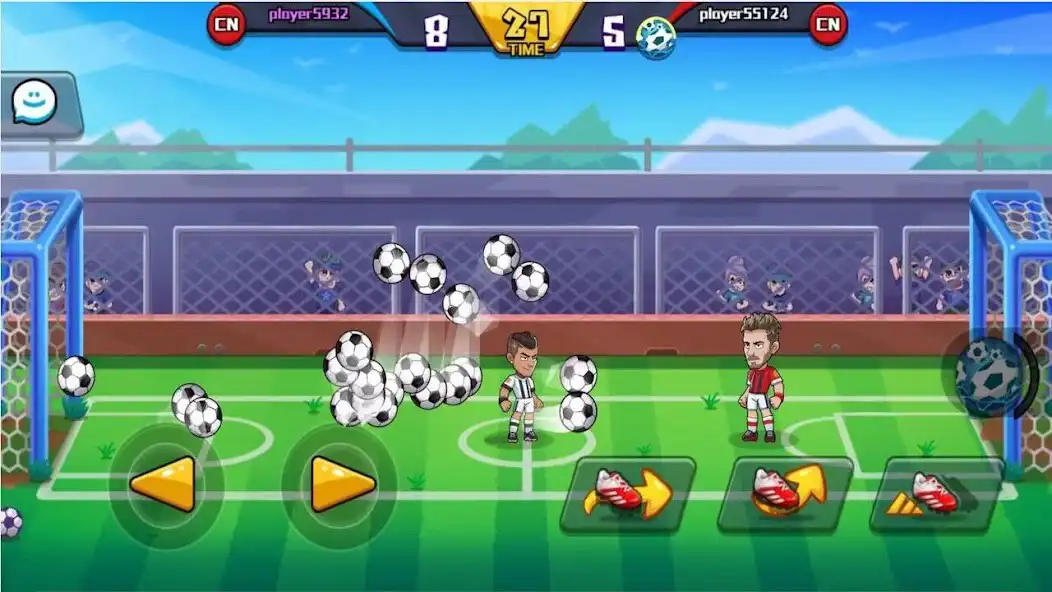 Play Solo Soccer:1vs1 Online Game as an online game Solo Soccer:1vs1 Online Game with UptoPlay