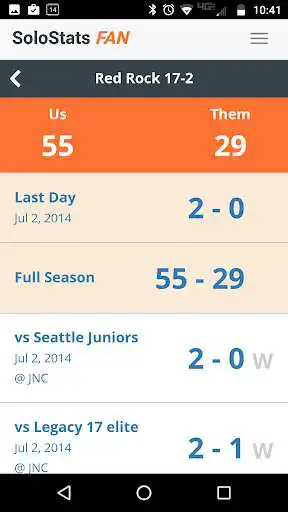 Play SoloStats Fan Volleyball as an online game SoloStats Fan Volleyball with UptoPlay