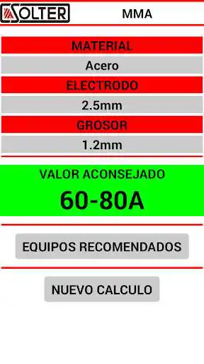 Play Solter Welding Parameters