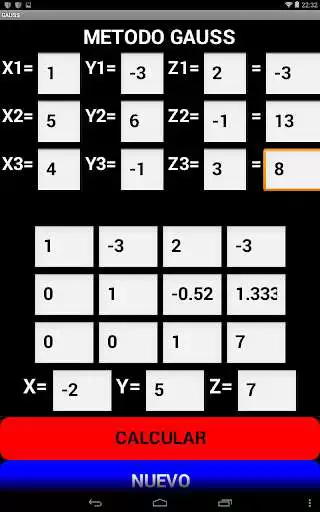 Play Solucion Ecuaciones 3X3