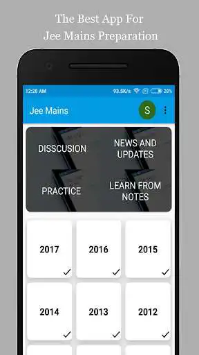 Play Solved 15 Years Jee main Paper + preparation app  and enjoy Solved 15 Years Jee main Paper + preparation app with UptoPlay