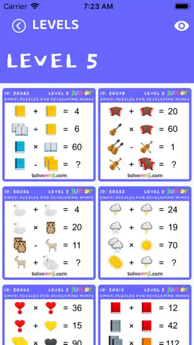 Play Solvemoji as an online game Solvemoji with UptoPlay