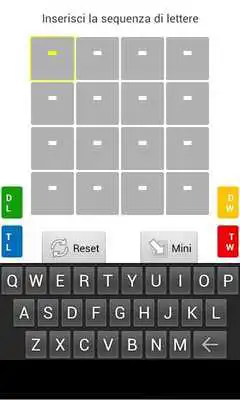 Play Solver for Ruzzle - Italian