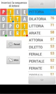 Play Solver for Ruzzle - Italian