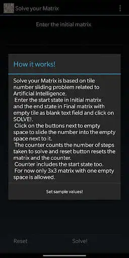 Play Solve Your Matrix as an online game Solve Your Matrix with UptoPlay