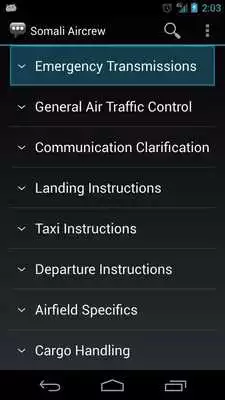 Play Somali Aircrew Phrases