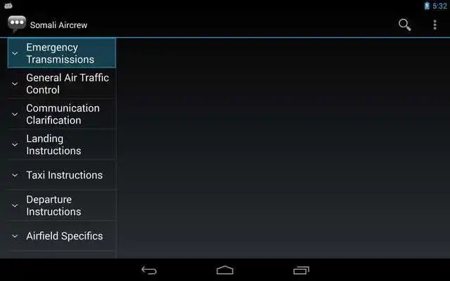 Play Somali Aircrew Phrases