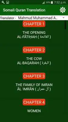 Play Somali Quran Translations