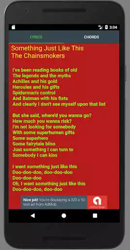 Play APK Something Just Like This  and enjoy Something Just Like This with UptoPlay com.aliappscorp.somethingjustlikethislyrics