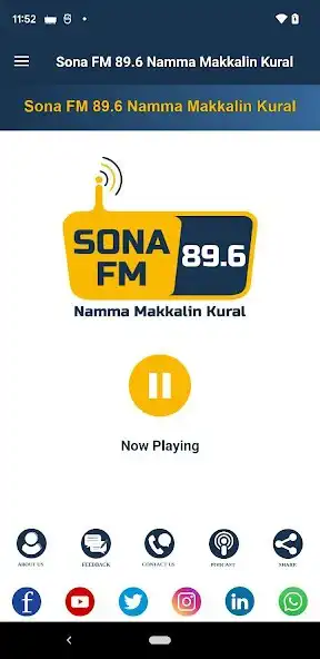 Play Sona FM 89.6  and enjoy Sona FM 89.6 with UptoPlay