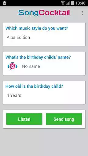 Play SongCocktail Play SongCocktail