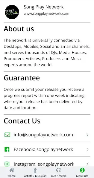 Play Song Play Network as an online game Song Play Network with UptoPlay