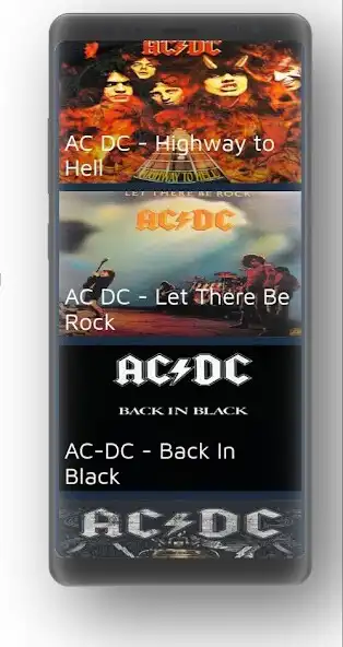 Play songs for AC/DC as an online game songs for AC/DC with UptoPlay