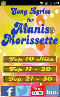 Play Songs for ALANIS MORISSETTE